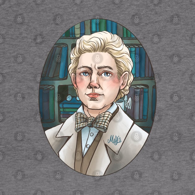 Aziraphale in Watercolor by Molly11